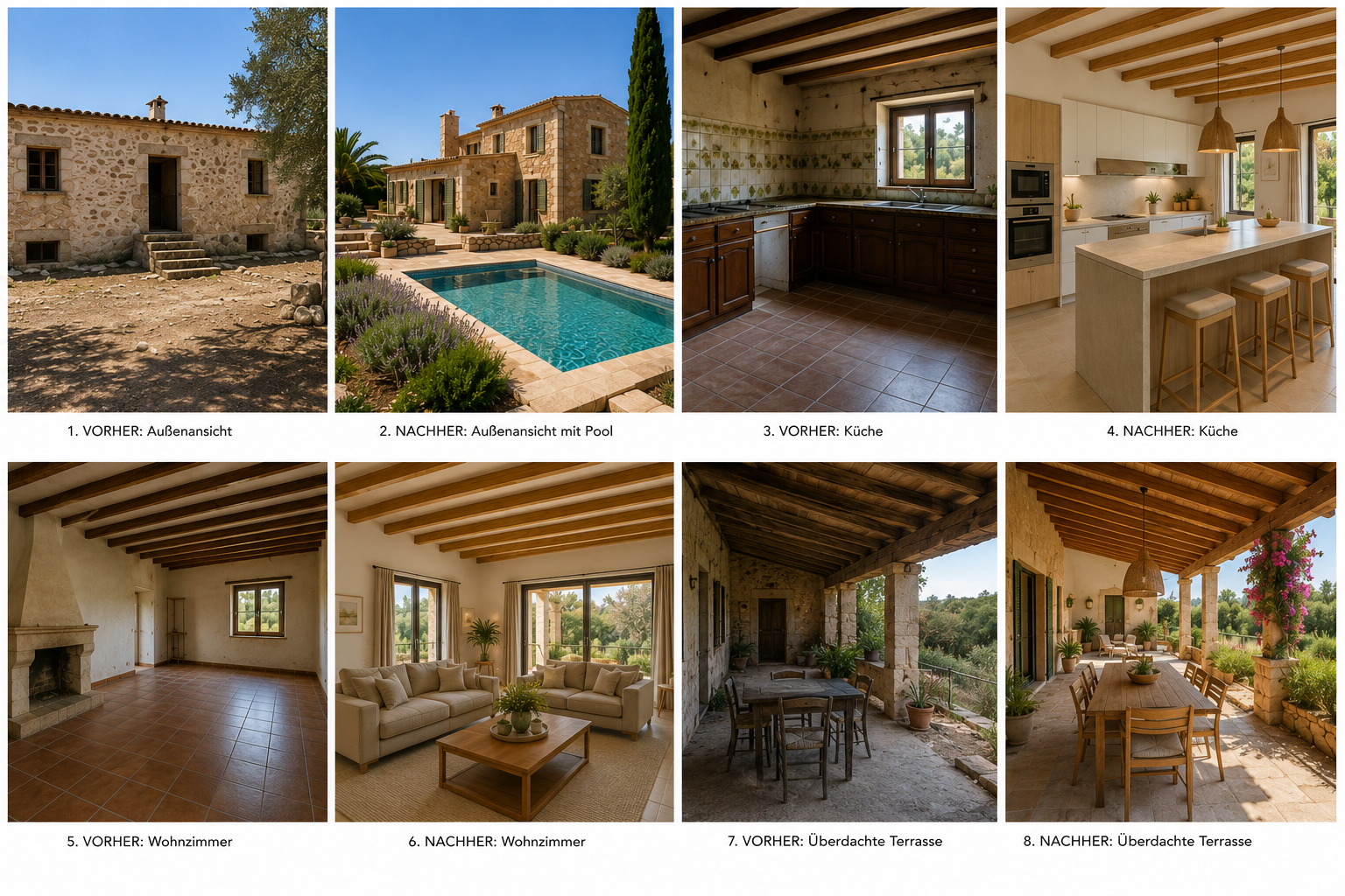 finca renovierung auf Mallorca